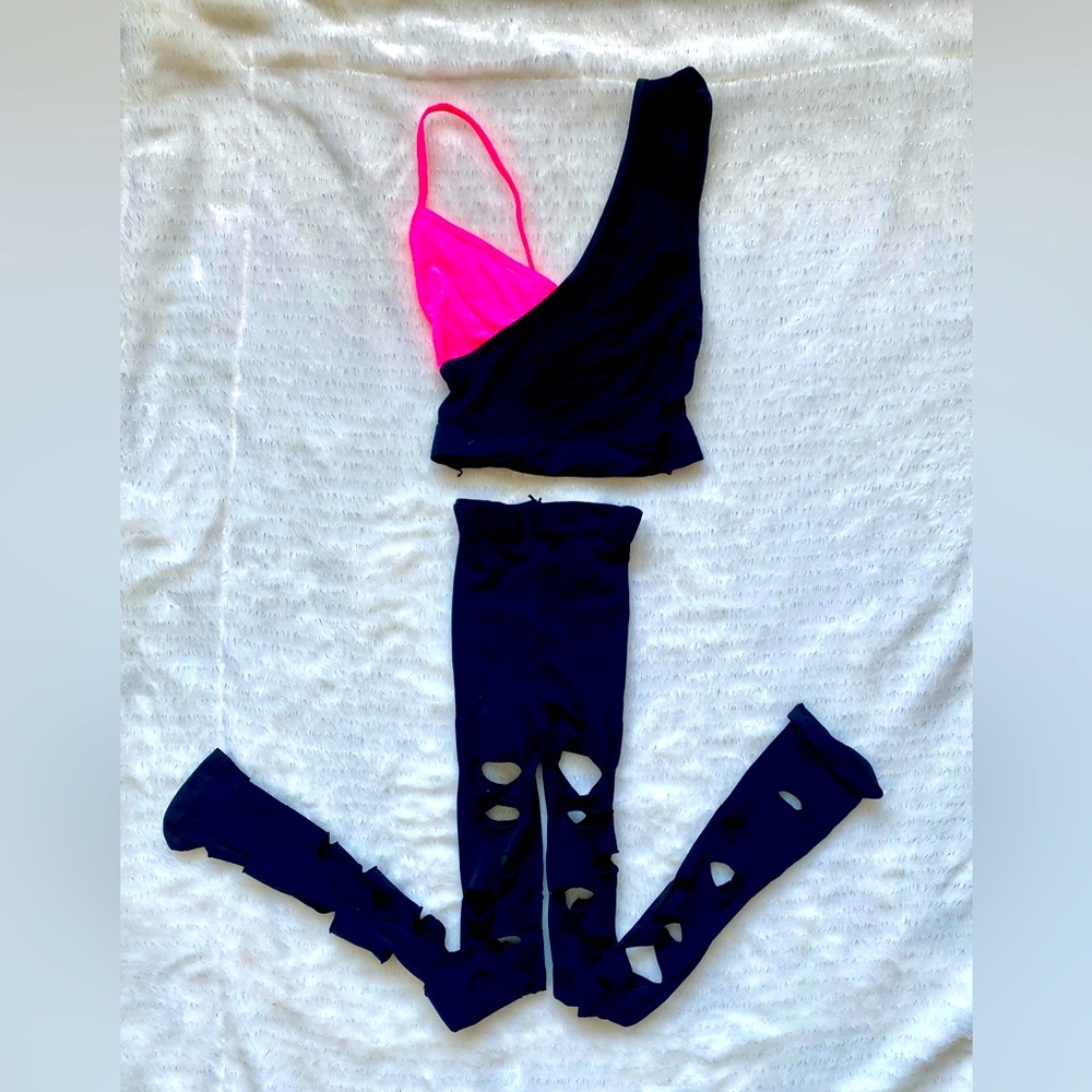 Black and Pink Set